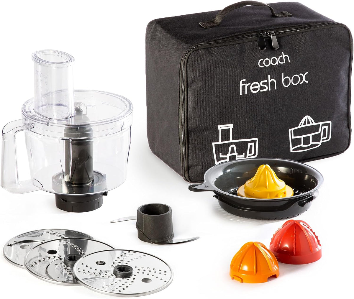 Tefal Ersatzteile für Küchenmaschinen, Schwarz, Coach Fresh Box Zubehör für Coach-Küchenmaschinen, 5-in-1 Zubehör