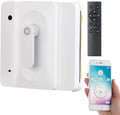 Sichler Haushaltsgeräte Staubsauger, Schwarz, Fensterreinigungsroboter: Profi-Fensterputz-Roboter PR-040, App & Sicherungs-Seil (Fenstersauger