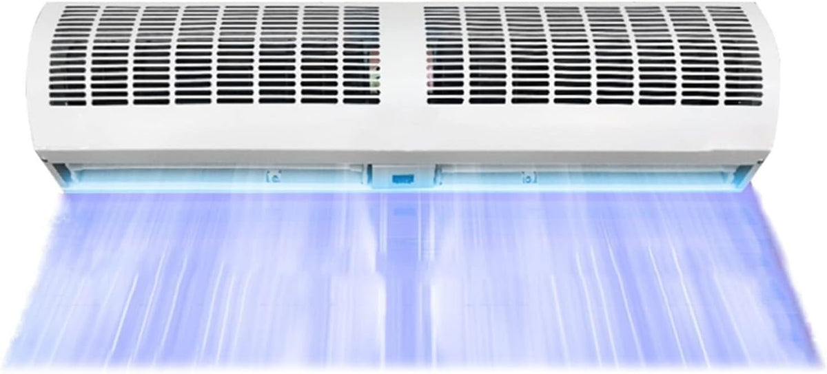 QUSYZD Standventilatoren, Schwarz, Gewerbliche Luftschleier, Luftschleiermaschine, geräuschloser gewerblicher Luftschleier
