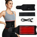 Azyldred Infrarottherapie, Schwarz, 5000mAh LED Rotlichtlampe Therapie Gürtel, Infrarot Lichttherapie Gürtel