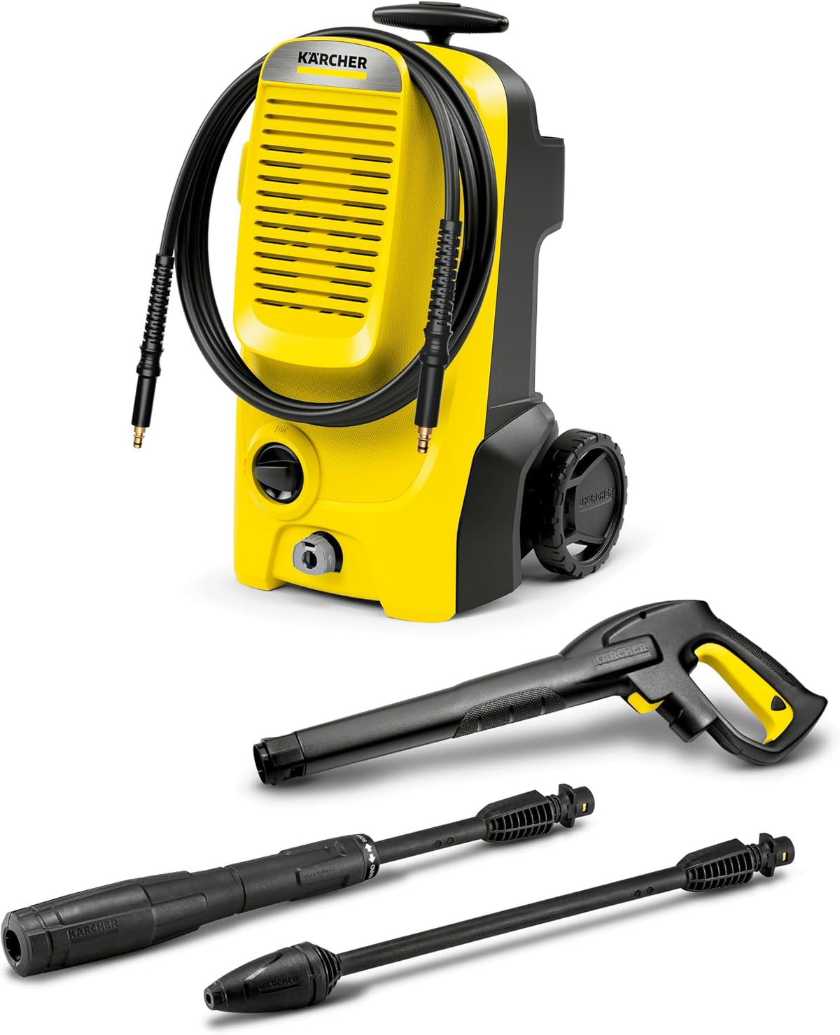 KÄRCHER Hochdruckreiniger, 145 bar, 500 l, 40 m, Schwarz, K 5 Classic, Druck:, Durchfluss: /h, Flächenleistung ²/h