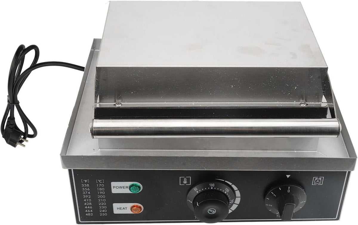 TOPINCN Donut-Maker, 1500 W, 220 V, 12 L, Edelstahl, Aluminium, Silber, Kommerzielle Donut-Maschine, öcher, Antihaftbeschichtet