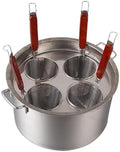 Pastatopf Kochtöpfe, Silber, aus Edelstahl mit Siebeinsatz, Multitopf für Küche, Haushalt, Restaurant, Suppentopf