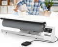 ToayNia Dampfglätter, Schwarz, Professionelle Dampfwalzenbügelmaschine mit Touchscreen und, rotierende Dampfwalzenbügelpresse