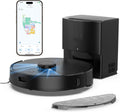 BOTLIFE Saugroboter, 3.5 L, Schwarz, mit Wischfunktion, 8000Pa Saugkraft, Staubsauger Roboter mit Absaugstation