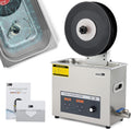 CGOLDENWALL Labor-Reinigungsartikel, 180 W, 6 L, Grau, Ultraschallreiniger für Schallplatten Max. 6 Schallplatten