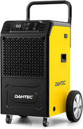 DAHTEC Luftentfeuchter, 150 m, 400 m, 50 L, Weiß, Bautrockner Keller /Tag, Fläche ²/ ³