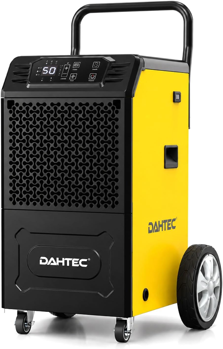 DAHTEC Luftentfeuchter, 150 m, 400 m, 50 L, Weiß, Bautrockner Keller /Tag, Fläche ²/ ³