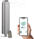 Zertylre Duftöldiffusoren, Schwarz, Wasserloser Diffuser FüR äTherische öLe, Bluetooth + WiFi-Funktion, 500ml Stand-Aromatherapie-Diffusor
