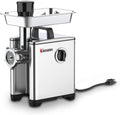 Kitchener Fleischwölfe, Silber, Elektrischer Fleischwolf, 370-W-Motor, Edelstahl, 230-V-Betrieb