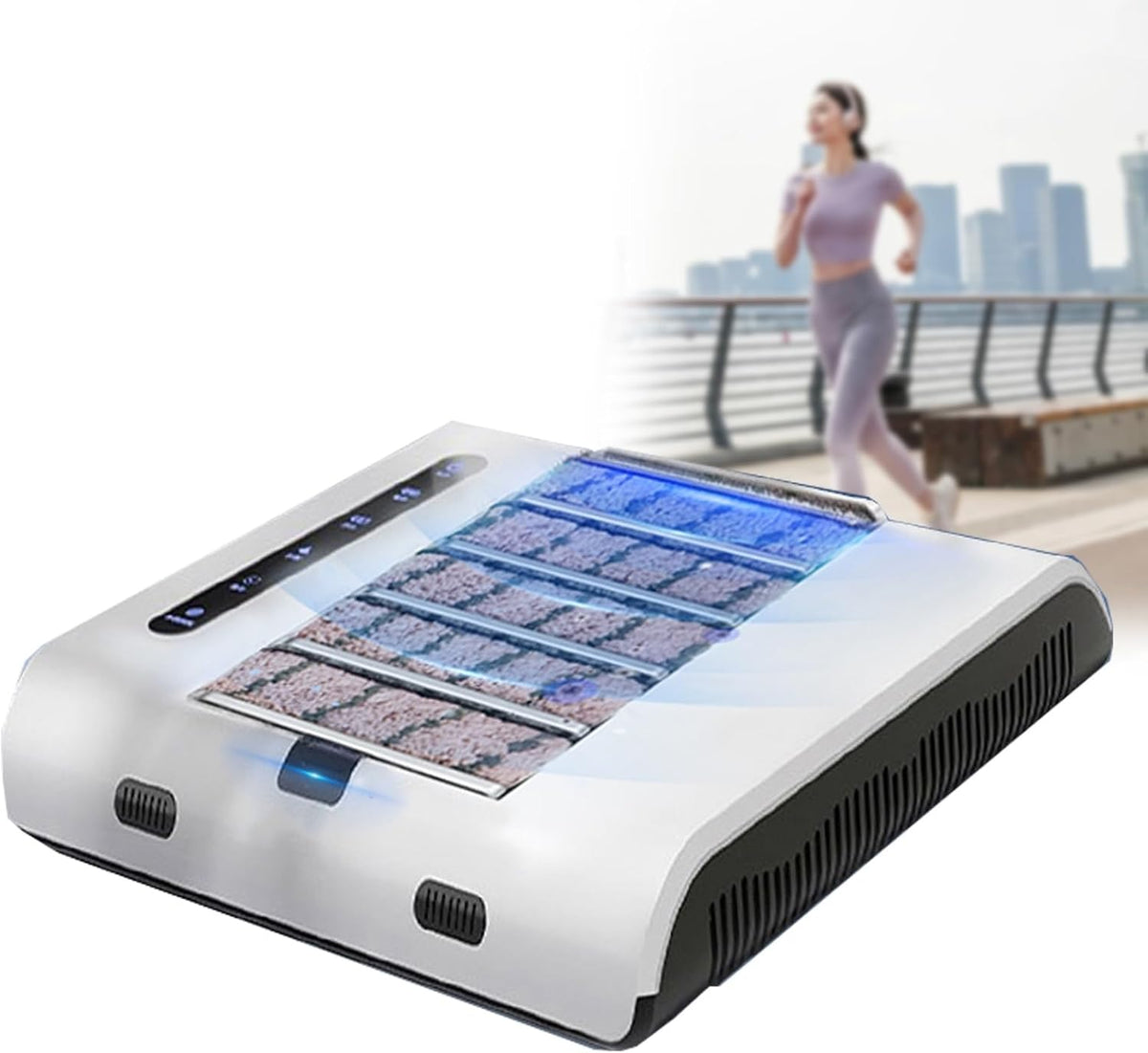Automatischer Schuhbürsten, Grau, Schuhsohlenreiniger, 260 U/min Induktion Schuhpolierer Bürste für Zuhause, Hotel