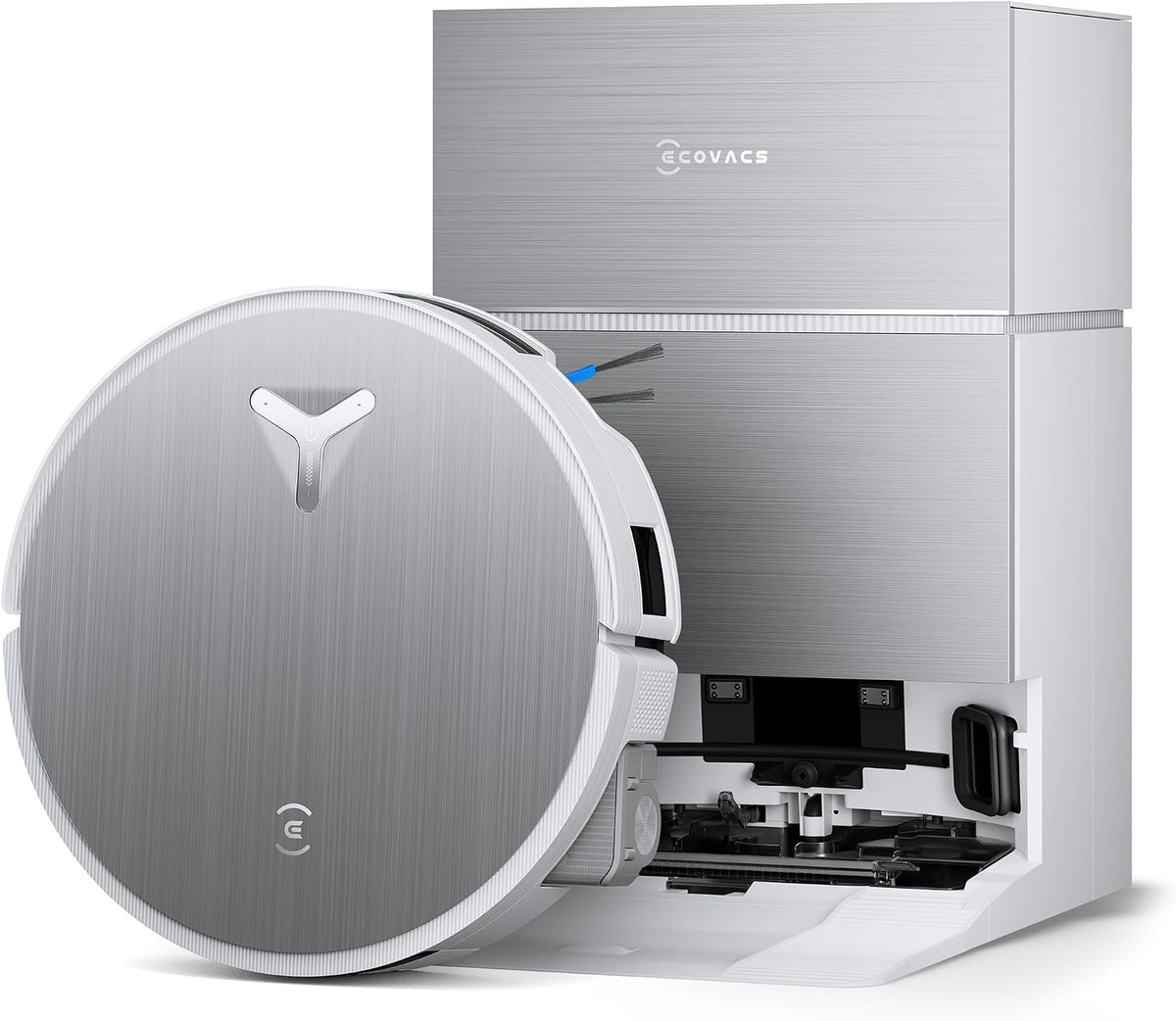 ECOVACS Saugroboter, Schwarz, X11 PRO Omni mit Wischfunktion 19.500 Pa, PowerBoost