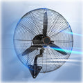 QUSYZD Standventilatoren, 50CM, Weiß, Oszillierender Wandventilator mit 4 Geschwindigkeitsstufen, Hochleistungs-Metallventilator