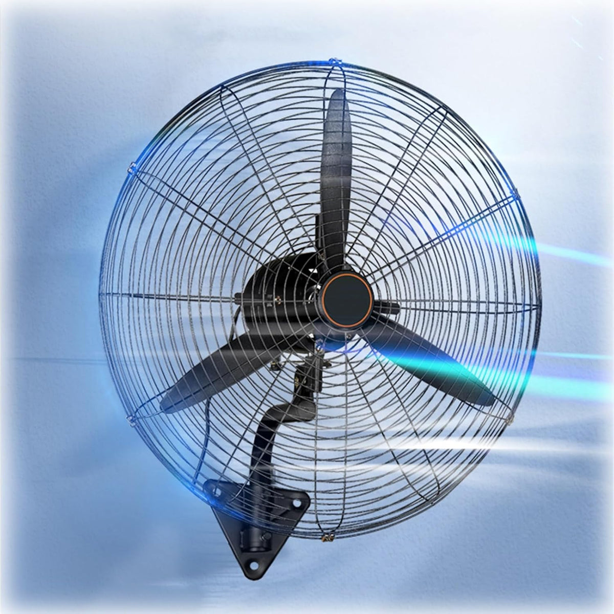QUSYZD Standventilatoren, 50CM, Weiß, Oszillierender Wandventilator mit 4 Geschwindigkeitsstufen, Hochleistungs-Metallventilator
