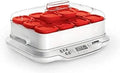 SEB Joghurtbereiter, Transparent, Multi Délices, Express 12 Gläser 140 ml, BPA-frei, 5 automatische Programme, Express-Programm