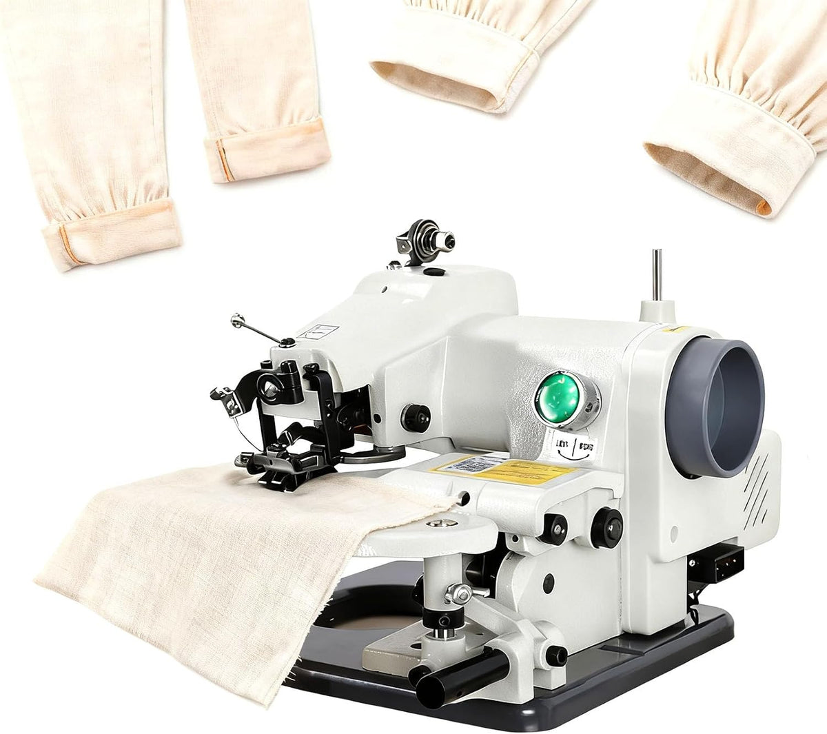 Blindstichmaschine, Schwarz, Tragbarer Jalousiensaum, verstellbare unsichtbare Nähmaschine für Säume, langlebige Metallkonstruktion