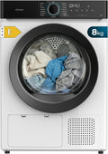 Cecotec Wärmepumpentrockner, 8 kg, Schwarz, Bolero DressCode Dry 8180, Energieklasse E, 15 Programme, Sensor-Autotrocknung