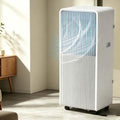 LCAIHONG Klimaanlage, Weiß, Sonnenaussetzer 4-in-1 mobil, Inverter Mobile Klimagerät mit Kühlung, Heizung, Entfeuchtung & Belüftung