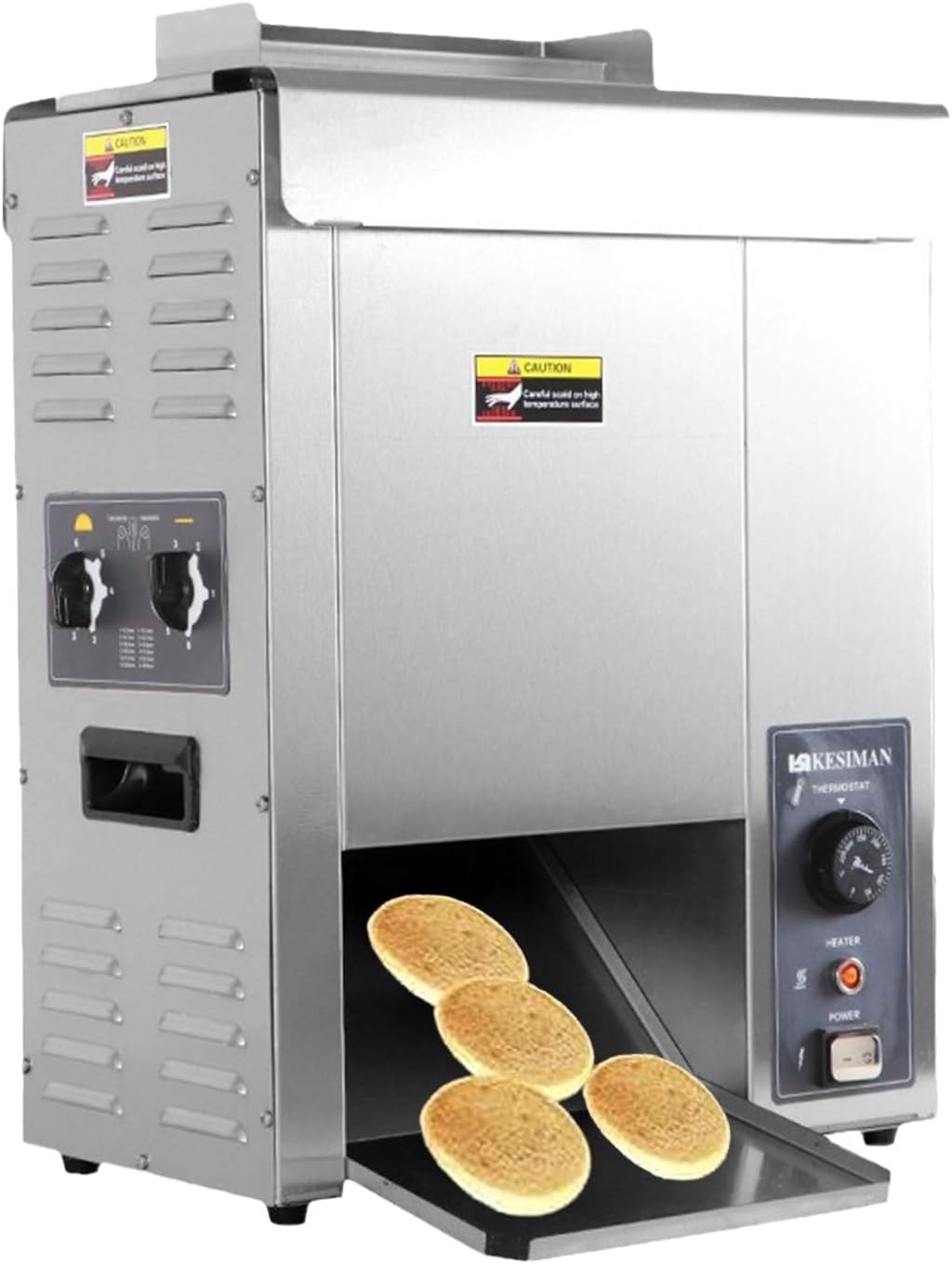 CLEASEBILY Brotbackautomaten, 615 cm x 425 cm x 295 cm, 2000 W, 2000 W, Edelstahl, Schwarz
