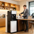 Flaschenloser Kühler & Wasserspender, Weiß, Wasserspender mit Installationskit (nur Spender, heiß und kalt