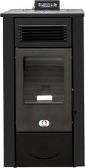 STUFE A PELLET ITALIA Öfen, 14 KW, Schwarz, Canada
