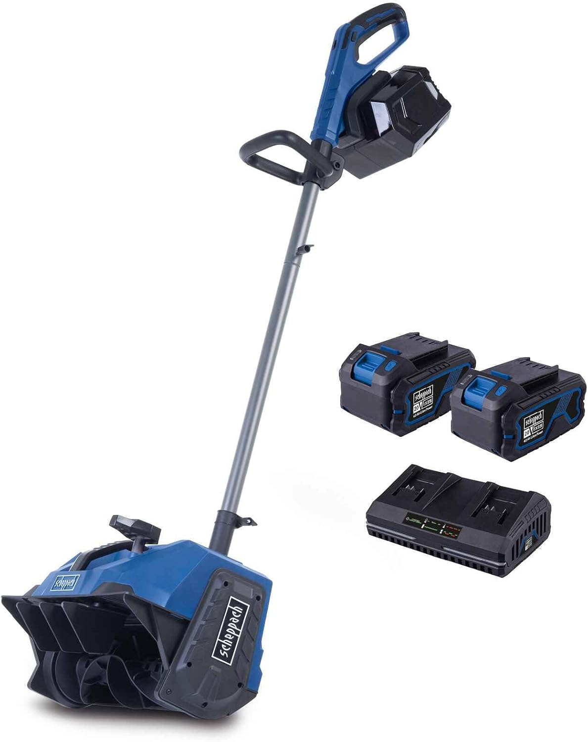 Scheppach Schneefräse, Schwarz, Akku BC-SNB410-X Schneeräumer