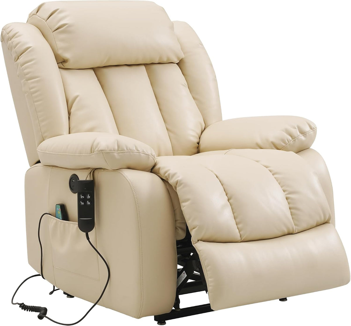 DUANDUAN Relaxsessel, Grau, 2 Motoren Elektrischer stufenlos verstellbar, mit 180°Liegefunktion, Sessel mit Schlaffunktion