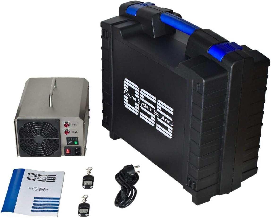 OSS Ozone System Solutions Powerstation, Schwarz, Twenty O³ Plus UV Ozongenerator inkl. Koffer