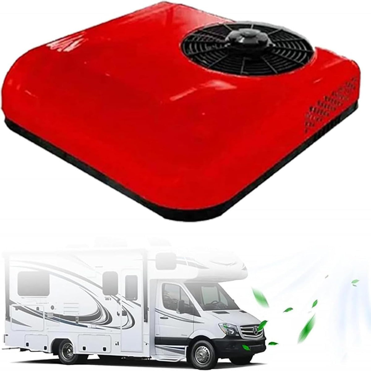 ZXINXIN Mobiles Klimagerät, 12 V, 24 V, 12 V, Rot, / Wohnmobil-Dachklimaanlage, Gleichstrom-Wohnmobilklimaanlage