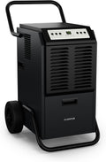 Klarstein Luftentfeuchter, 52 dB, 5,5 L, 80 m, 50 L, Anthrazit, DuraDry - Elektrisch, Tank, Auto-Abtau, Waschbarer Filter
