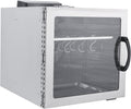 Loobiiny Dörrautomaten, 42.5l/11.23gal, Rostfreier Stahl, Silikon, Silber, DöRrautomat Edelstahl, Lebensmittel-Dehydrator