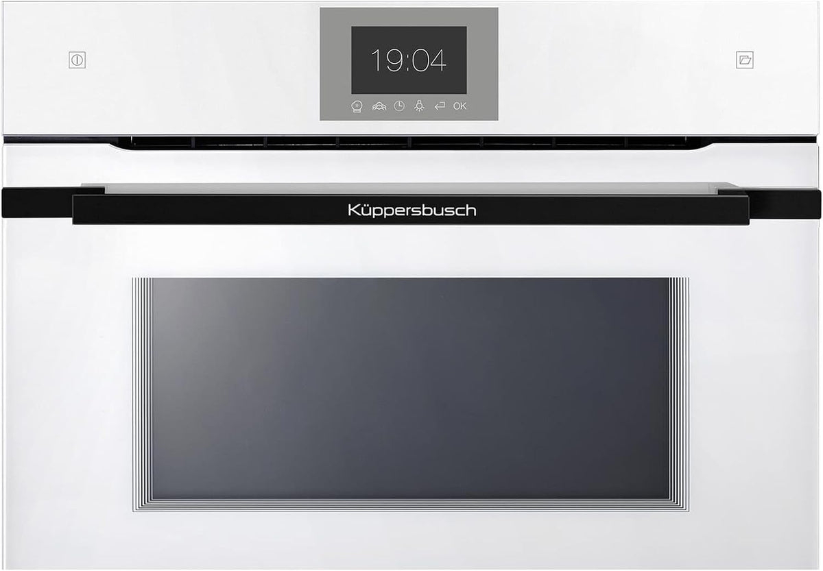 Küppersbusch Backofen, Weiß/Schwarz