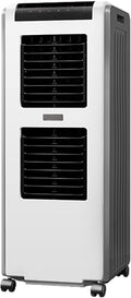 Gewerbliche Dunstabzugshaube, 104 cm, 30 L, 35m, Weiß, Klimaanlage Ventilator, Verdunstungswasserkühler mit Wassertank