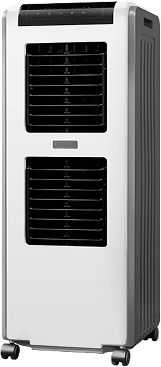Gewerbliche Dunstabzugshaube, 104 cm, 30 L, 35m, Weiß, Klimaanlage Ventilator, Verdunstungswasserkühler mit Wassertank