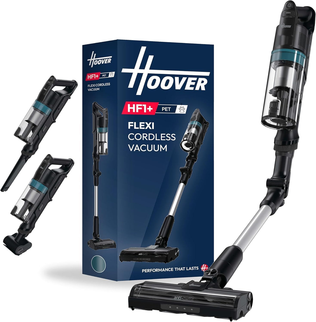 Hoover Staubsauger, Schwarz, HF1 Plus Pet kabelloser Akku