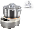 Teigmaschine Knet- & Rührmaschinen, 5 l, Silber/Grau, mit Messbechern, Löffeln, Teigknetmaschine, Timing, Touchpanel